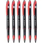 Uniball Air Micro RB 188M Red Pack of 6
