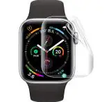 TOPPINGS Realme Watch 3 Pro Pack of 3 glossy Bubble proof screen protector guard| Smartwatch Screen Protector| Smartwatch Tempered Glass