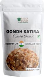Bliss of Earth Gond Katira Pure Organic Edible Gum Tragacanth Gum Gond for Laddu Making 100Gm