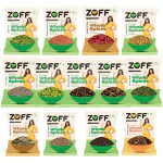 Zoff Whole Spices Pack of 13 | 25 gm Green Cardamom, Ajwain, Black pepper, Cloves, Big Cardamom, Bay Leaves, Kasoori Methi | 50 g Methi dana, Saunf , Jeera whole, Red Mustard, Red Chilli Whole, Cassia 100% Natural | Net Weight 475gm