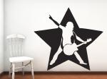 Decor Villa Wall Sticker ( One Day I'am Rockstar ,Surface Covering Area 23 x 20 Inch)