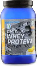 Nutrition Planet Davisco Whey Protein(With Added DigeZyme) for Pre/Post Workout Recovery (Banana - 2lb, 30 Servings)