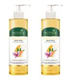 BIOTIQUE UBTAN & COLLAGEN Body Wash 200ml (Pack of 2)