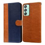 Casotec Flip Cover Back Case for Samsung Galaxy F15 5G / M15 5G | Premium Leather Finish | Inbuilt Pockets & Stand | Flip Cover Back Case for Samsung Galaxy F15 5G / M15 5G (CamelBlue)