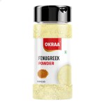 OKRAA Fenugreek Powder / Whole Methi Powder / Graecum (TRIGONELLA FOENUM) - 100 GM