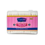 V-NATURAL FEEL GOOD Premium Cotton Ear Buds/Swabs | Soft and Hygienic | Dermatologically Tested | 100% Natural Cotton Tips | 200 Pieces