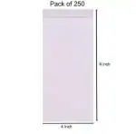 SEJASCOLLECTIONS White Envelope Size- 9 X 4 Inch Studio For Passport Photo & Medicine Cover Envelopes (Pack of 250 White)
