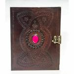 pranjals house Brown Leather Handmade Diary 100 Pages