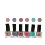 LIBELLE New Long Lasting Trendy Color Glossy Nail Paint Multicolor - Combo of 6