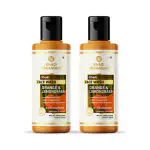 Khadi Organique Herbal Orange & Lemongrass Face Wash Sls & Paraben Free (Pack of 2) - 420 ml