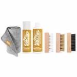 Herbal Home Shoe Care Natural Solution Fliptop cap 100 ml And Natural Sneaker Deodorizer White Disinfectant ,Soft Brush,Hard Brush,Medium brush,Microfiber cloth and 1Microfiber Shoe Cleaning Kit, Shoe Cleaner Kit For Sneaker,Sports Shoe Cleaner Foam Spray