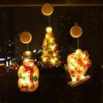 AANSHI ENTERPRISES A K Homes -Christmas ndant String Light Suction Cup Christmas Decorative Lamp Room Showcase Curtain Hanging Lamp |