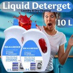 HealHerb Detergent Liquid 10 Liter Blue Surf Excel for Top Load and Front Load, Tough Stain Removal in Laundry, Detergent Liquid for Washing Machine