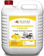 CMD HOME CARE Premium High Action Dishwashing Liquid - 5L |YELLOW Dishwash Liquid For Utensils | Dishwash Gel | Dish Cleaning Liquid 5 ltr With YELLOQ LEMON fragrance Dish Cleaning Gel (LEMON, 5 L)