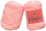 Simi Enterprise Pink Acrylic Ball Hand Knitting Wool, Art Craft Soft Fingering Crochet Hook Yarn, Needle Knitting Yarn Thread Dyed-Ac Art-Afe, 200 G
