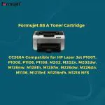 Formujet 88A Toner Cartridge CC388A (Set of 2) Compatible for HP Laser Jet P1007, P1008, P1106, P1108, M202, M202n, M202dw, M126nw, M128fn, M128fw, M226dw, M226dn, M1136, M1213nf, M1216nfh, M1218 NFS