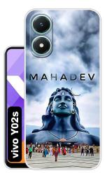 Snazzy Multicolor Silicon Shock Proof Back Cover for vivo Y02s