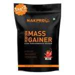 NAKPRO PERFORM MASS GAINER 3 Kg Strawberry Flavour (Pack of 3)