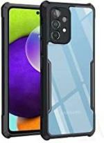 XOVO Back Cover for Samsung Galaxy A52s 5G, Samsung Galaxy A52 (Transparent, Dual Protection, Pack of 1)