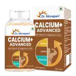 Dr. Morepen Calcium+ Advanced Tablets with Vitamin - D2, Magnesium & Zinc - 120 Veg Tablets