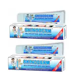 DEE INDIA HERBALS Natural Ayurvedic Skinoderm Multipurpose Skin Ointment For Eczema, Itching Ringworm, Cracking Heels, Old Wound (25gm, Pack of 2)