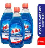 Niks Floor Cleaning Gel 500ml- New Cleaning technique. Premium floor cleaner for expensive flooring. ( PACK OF 3)