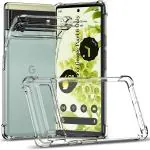 RUPELIK (Totu Google Pixel 6 Transparent) Soft Silicone Edge to Edge Protection Back case Cover for Google Pixel 6 ( Transparent)