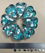 KUMISHRI 8 Shape Mirror KIT for Jewellery Making, Other Craft Work Like Project, LIPPAN Art, Work Decoration (Total 880 Piece,110 PCS of Each Shape) Free Glue Cone (Combo 8 Shape Mirror)