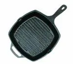 eKitchen Fe+ Fully Seasoned Cast Iron Square Grill Pan Diameter - 25 cms(Induction Compatible)