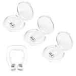 MyHomesWorld Snore Free Nose Clip | Unisex Stop Snoring Anti Snore Free Sleep Silicone Magnetic Nose Clip | Nose Clip | Anti Snoring device (PACK OF 5)