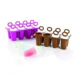 KATHIYAWADI Home Ice Pop Makers Homemade Popsicle Frozen Ice Cream Moulds Tray Kulfi Candy Ice Lolly Mold Kulfi Candy Ice Candy Maker for Children & Adults (8 Pcs Candy Mould)