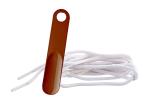 Sheppits Premium Sports Shoes Laces (White) & Shoe Horn (Maroon) Combo | Shoe Care Kit
