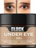 Glock Under Eye Cream Gel for Dark Circles, Puffy Eyes, Wrinkles & Removal (50 g)
