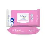 Softsens Wipes For Baby With Aloe Vera And Moisturising Lotion 72 Pcs Pack Of 2
