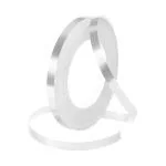 Hypexa Tile Stickers Decorative Floor Wall Sticker Foil Line Peel and Stick Adhesive Waterproof Gap Cover for Kitchen Bathroom Living Room Bedroom (1pc Roll) Silver (50 mtr)