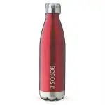 Borosil Hydra Bolt Red 1000 ml Stainless Steel Double Wall Vacuum Insulated Flask Water Bottle | 24 Hours Hot & Cold