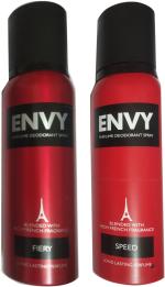 Envy Fiery Deodorant Spray, Speed Deodorant Spray Deodorant Spray, 120 Ml (Pack Of 2)