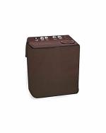 The Furnishing Tree Washing Machine Cover Coffee Compatible for LG 7.5 KG Semi-Automatic Top Loading P7515SRAZ