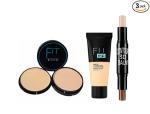 MISS DOLL Matte Pore Less Liquid Tube Foundation Natural Highlighter And Contour Stick Highlighter