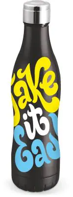 Treo Stainless Steel Black Campa Pop 750 Thermosteel Bottle - 750 Ml