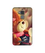 Casotec Teddy Bear Design Printed Silicon Soft TPU Back Case Cover for Asus Zenfone 3 Max ZC520TL