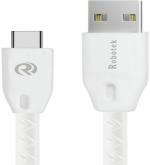 Robotek USB Type C Cable 1 m DC109 USB Type C Cable 3A VOOC/WARP/DASH/DASH/SUPERVOOC/SUPERDART CHARGER CABLE (Compatible with OPPO/REALME/ONEPLUS, VOOC/DASH/WARP/DART CHARGING, Red) (Compatible with Smartphones, Tablets, Type C Devices, White)