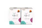 Ferly sanitary pads Ultra-Safe Sanitary Pads For Women | 24 Ultra Thin Pads | Sizes: Light Flow-L | Pack of 2 (24 Count) | Safe on Skin | Toxic-Free & Rash-Free | Unscented | Leakproof | With Secure Shield Covers