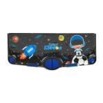 Smily Kiddos Black Silicone Pop Out Pencil Case for Boys and Girls