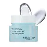 The Face Shop The Therapy Vegan Moisture Blending Cream with 48Hr Hydration, Lightweight gel & cream based hydration moisturizer