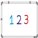 SRIRATNA Non Magnetic 2X1 Feet,Double Sided Writing Whiteboard & Chalkboard,Pack of 1 Whiteboards (White, Green)