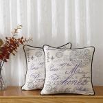 Beige Quoted Printed Cotton Flex 18