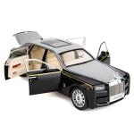 Ktrs Enterprise 1/24 Rolls-Royce Phantom Model Car,Zinc Alloy Pull Back Toy Diecast Toy Cars With Sound And Light For Kids Boy Gift