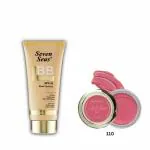 Seven Seas Bb Aqua Foundation 1pcs + Seven seas lip&cheek tint (110) 1pcs