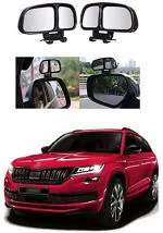 Aarya Traders Blind Spot Manual Remote Car Mirror (Pack of 2), Model - Skoda-Fabia